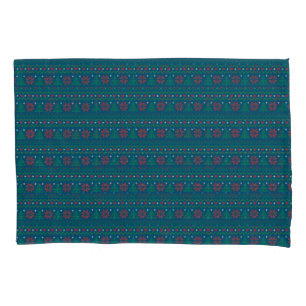 Customizable Background Color Ho-Ho-Ho Ugly Xmas Pillow Case