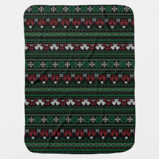 Customizable Background Color My Bells Ugly Xmas Baby Blanket