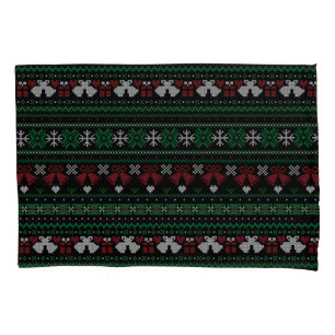 Customizable Background Color My Bells Ugly Xmas Pillow Case