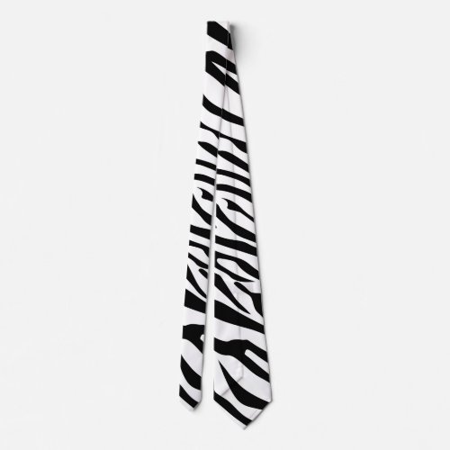 Customizable Background Color Zebra Tie