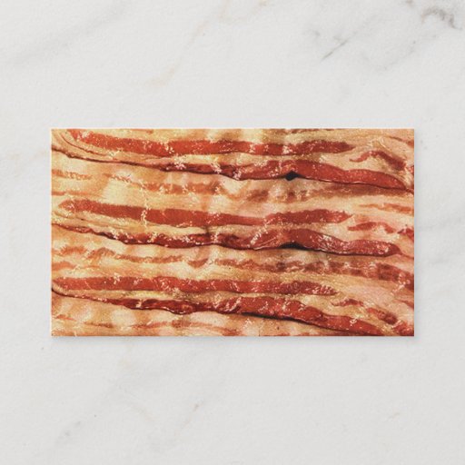 Customizable Customizable BACON business cards!