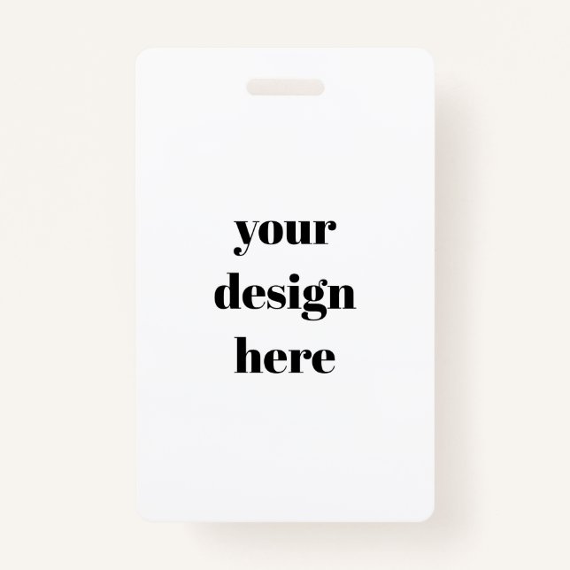 Customizable  badge (Front)