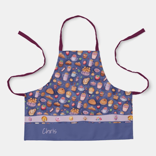 Customizable - Baked goods Apron (Front)