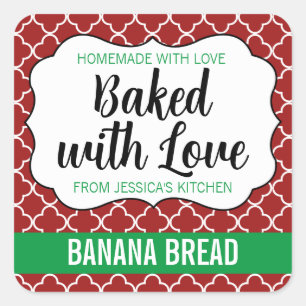 Customizable Baked with Love Label HM001_03sqv1