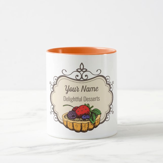 Customizable baker pastry chef mug (Center)
