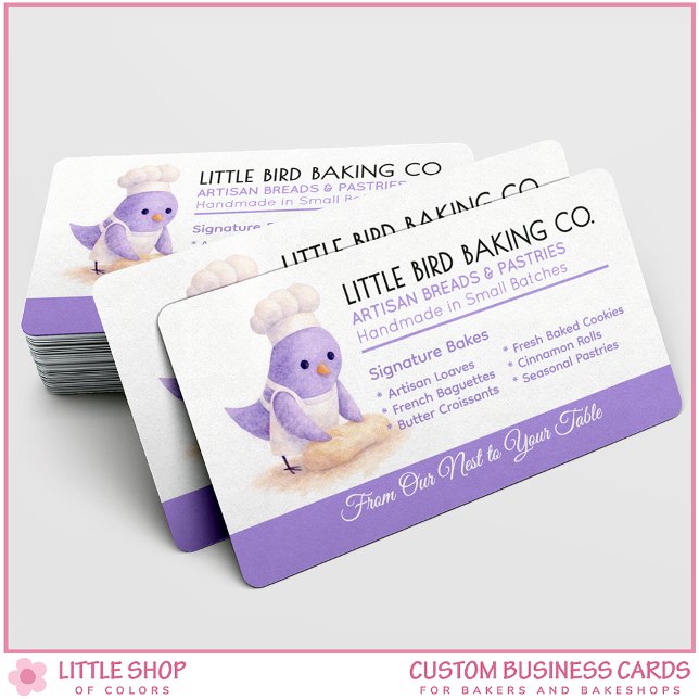 Customizable Bakery Bread Shop Business Card (Creator Uploaded)