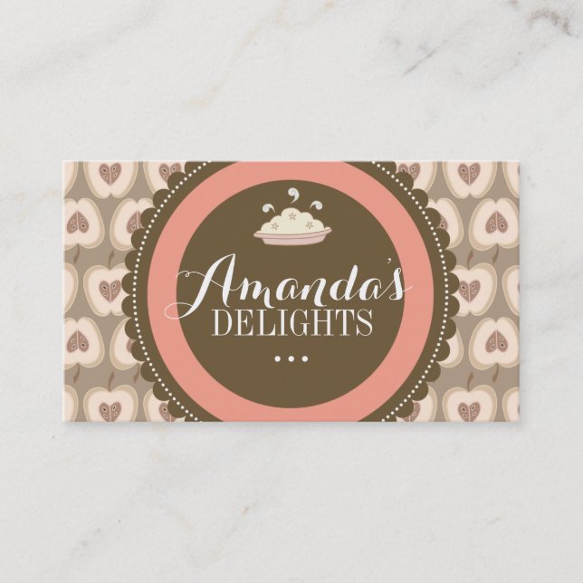 Customizable Bakery Business Cards (Front)