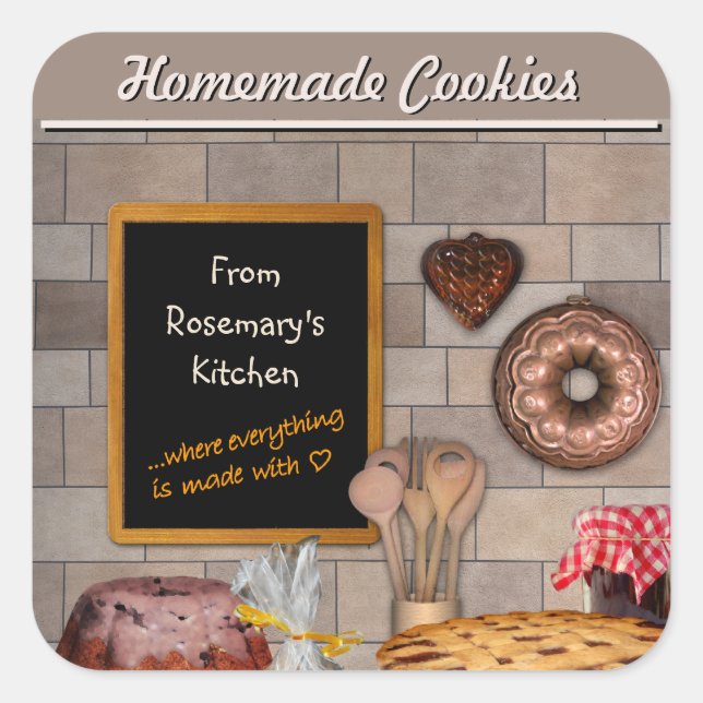 Customizable Bakery Label (Front)