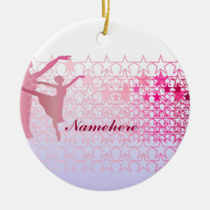 Customizable: Ballerina Ceramic Ornament