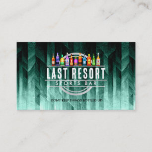 Customizable Bar business cards