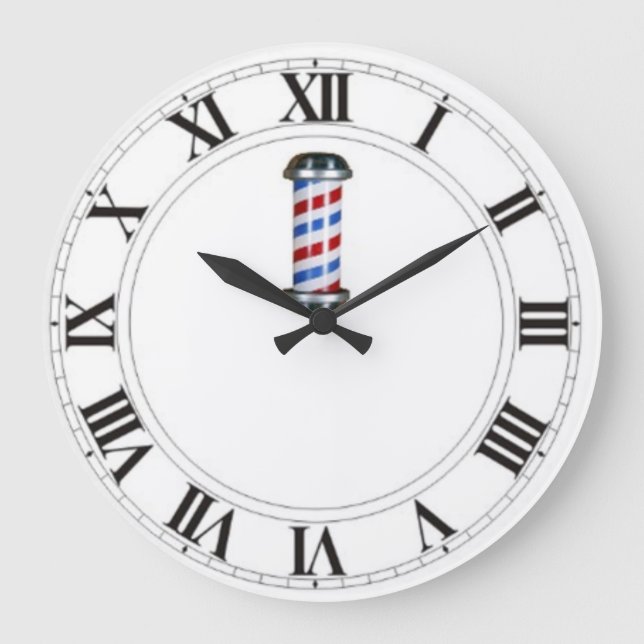 Customizable Barber Shop/Salon Wall Clock (Front)