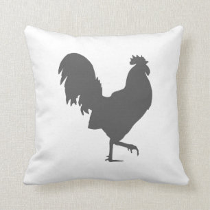Customizable Barnyard Rooster Pillow