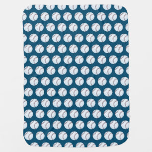 Customizable Baseball Baby Blanket