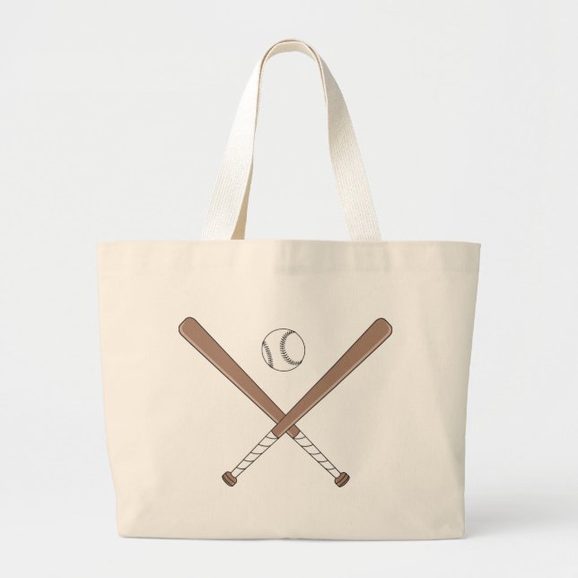 Customizable Baseball Bat and Ball Totes (Front)