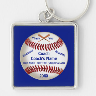 Customizable, Baseball Coach Thank You Gifts, Keychain