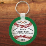 Customizable, Baseball Coach Thank You Gifts, Keychain