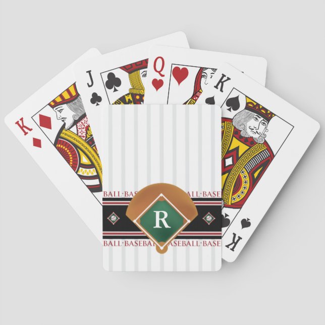 Customizable Baseball Poker Cards (Back)