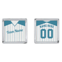 Customizable Baseball Softball Jersey Teal 
