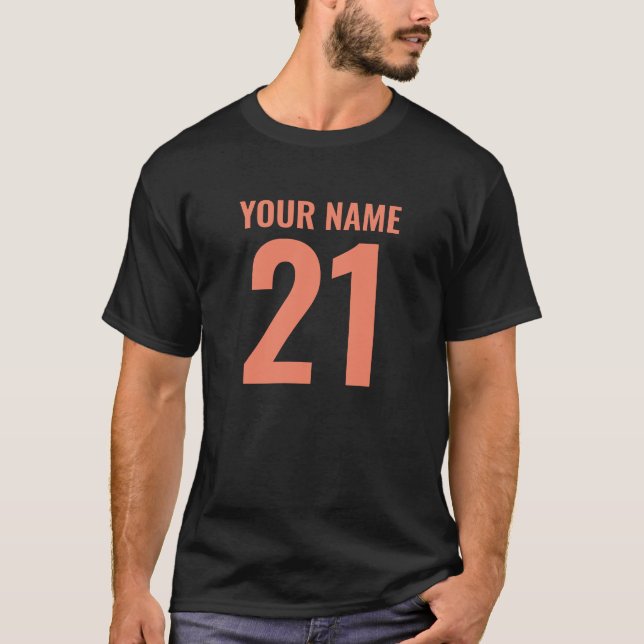 CUSTOMIZABLE BASIC NUMBERED AGE T-Shirt (Front)