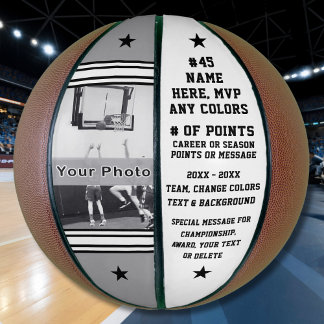 Customizable Basketball, Change COLORS, Add, PHOTO Basketball