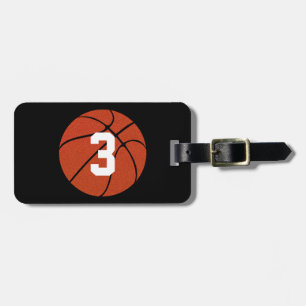 Customizable Basketball Luggage Tag