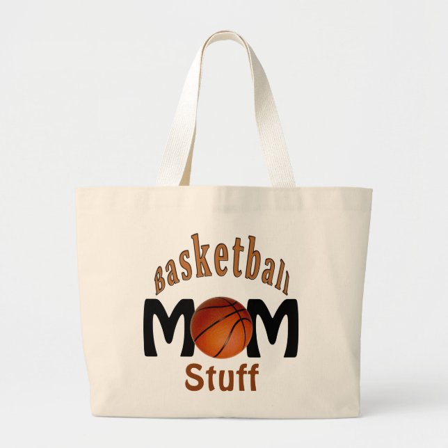 Customizable Basketball Mom Stuff, Jumbo Tote (Front)
