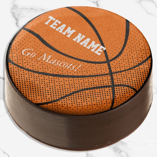 Customizable Basketball Team Chocolate Dipped Oreo