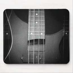 Customizable Bass Guitar Modern Music Template Mouse Pad