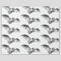 Customizable BAT Wrapping Paper for Halloween