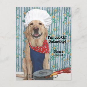 Customizable BBQ Postcard Invitation