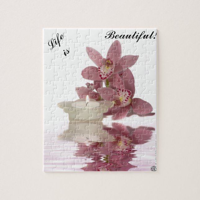 Customizable Beautiful Life Puzzle w/ gift box (Vertical)