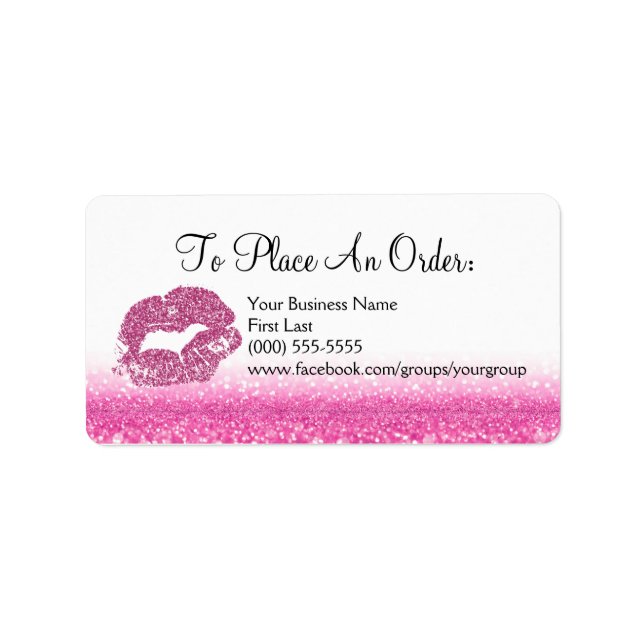 Customizable Beauty Book Labels (Front)