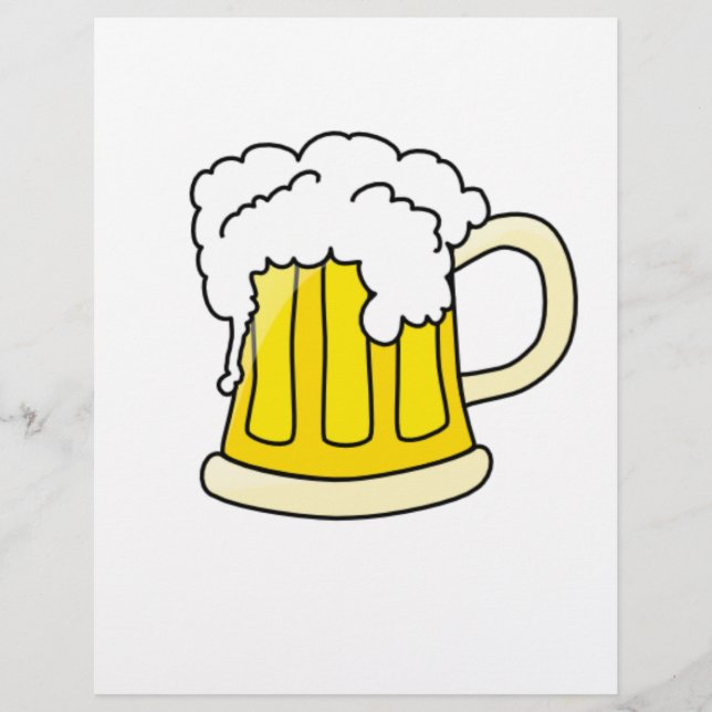 Customizable Beer Mug Flyers (Front)