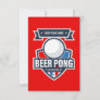 Customizable Beer Pong Tournament Logo