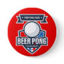 Customizable Beer Pong Tournament Logo Button
