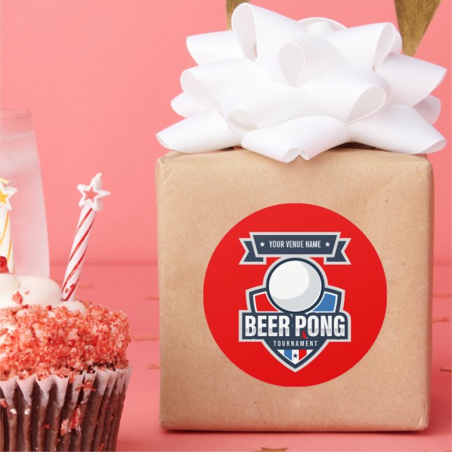 Beer Pong and Birthday Cake Party Invitations
