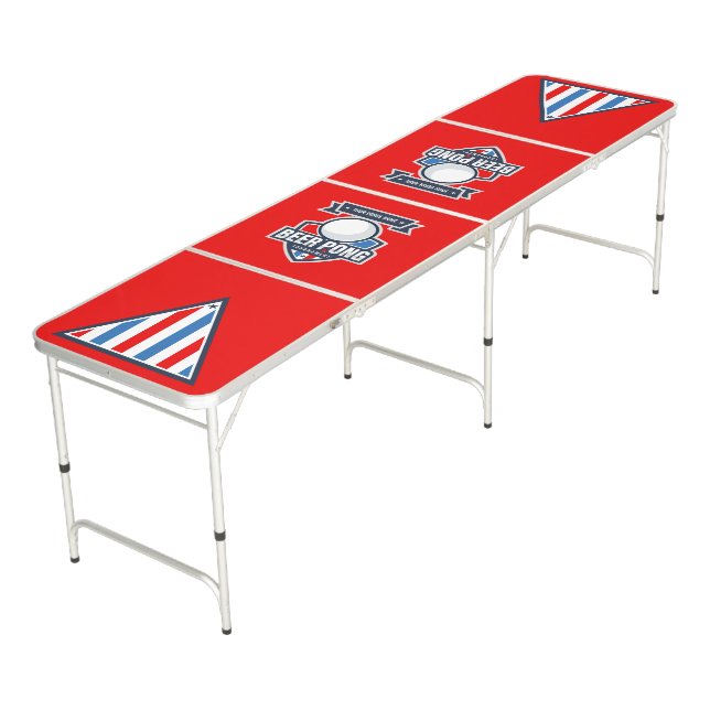 Customizable Beer Pong Tournament Table (Angled)