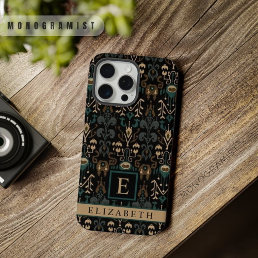Customizable Beige Black Brown Green Aztec iPhone 15 Pro Max Case