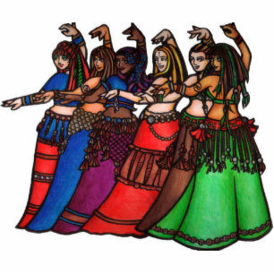 Customizable Belly Dancers Statuette