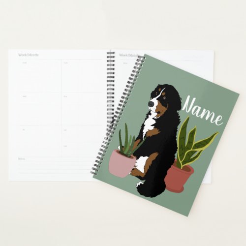 Customizable Bernese Mountain Dog Planner