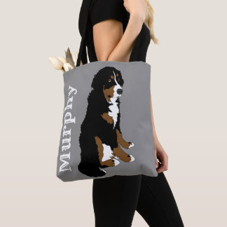 Customizable Bernese Mountain Dog Tote Bag
