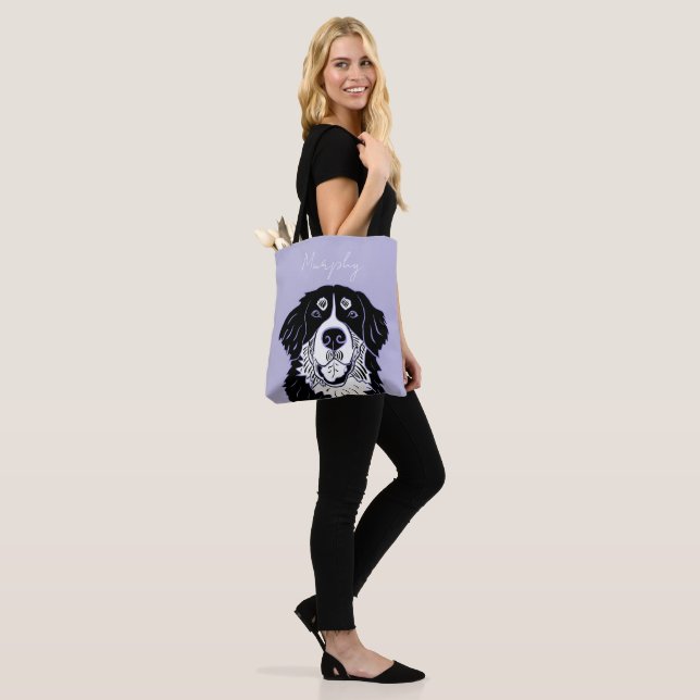 Customizable Bernese Mountain Dog   Tote Bag (On Model)