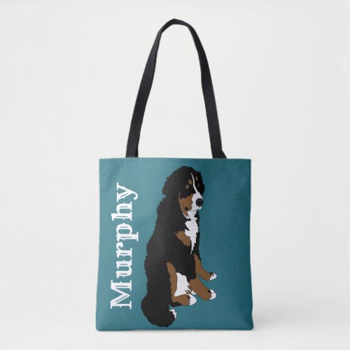 Customizable Bernese Mountain Dog  Tote Bag