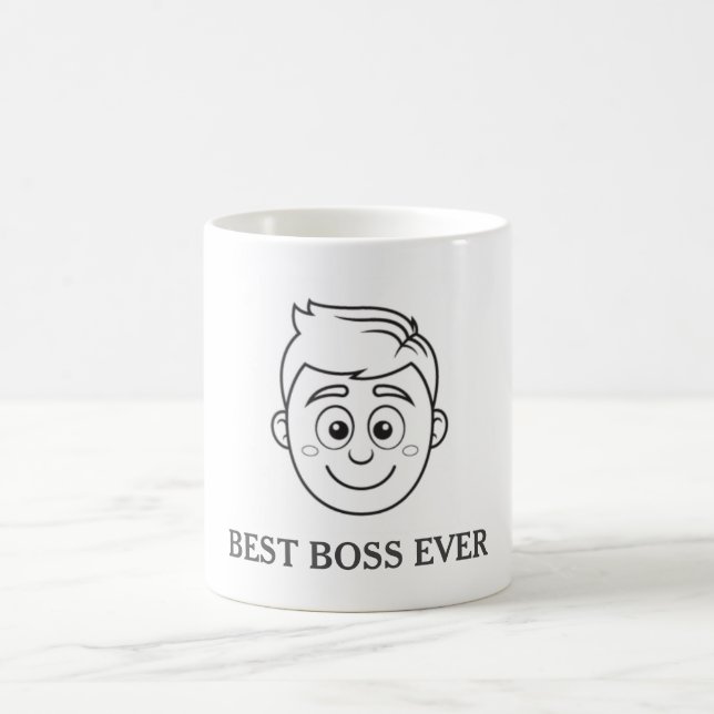 Customizable Best Boss Ever Mug (Center)