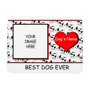 Customizable Best Dog Ever Pet  Magnet