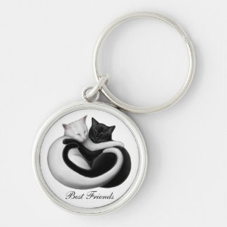 Customizable Best Friends Cats Keychain