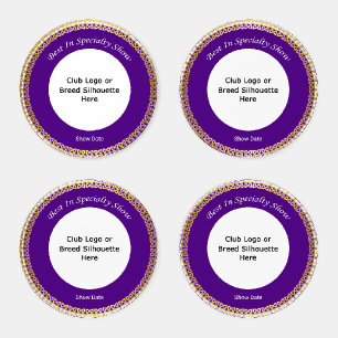 Customizable Best In Specialty Show Coaster Set