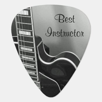 Customizable Best Instructor Guitar Pick by ops2014 at Zazzle