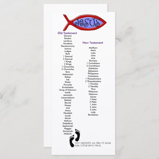 Customizable Bible Bookmark (Front/Back)
