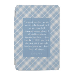 Customizable Bible Verse Isaiah 41:10, 13 iPad Mini Cover